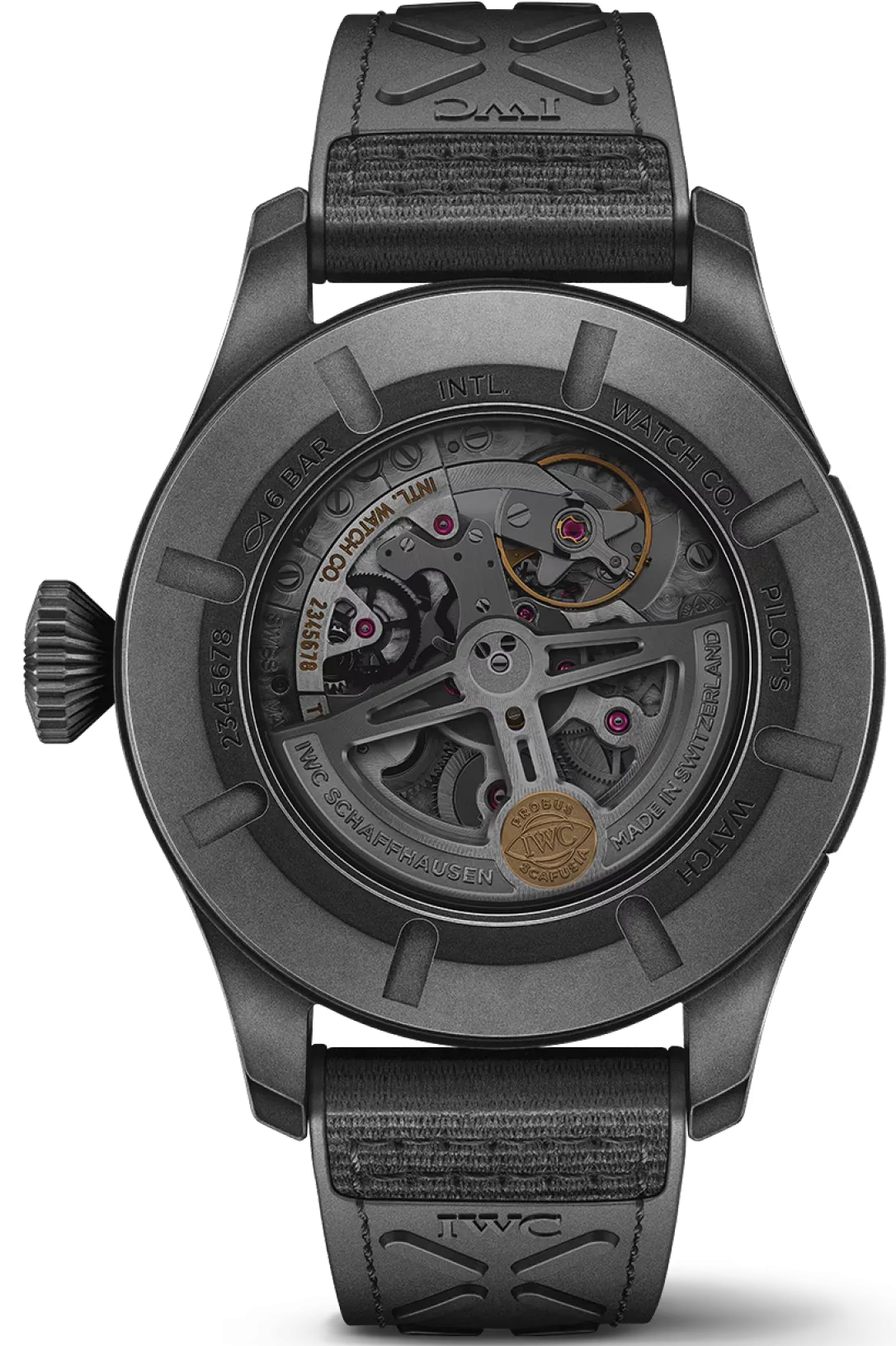 IWC Pilots Timezoner Top Gun Ceratanium Watch