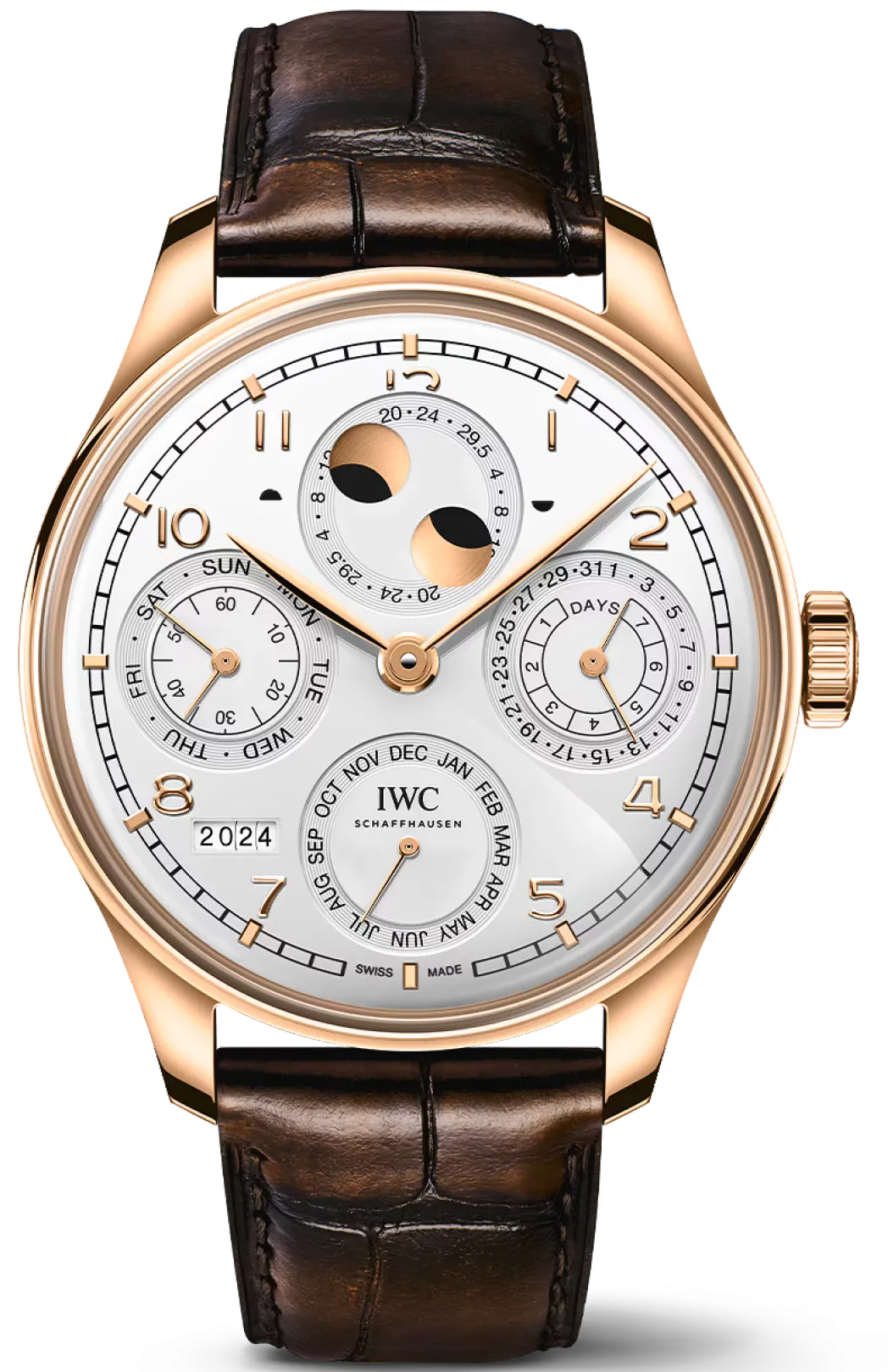 IWC Portugieser Perpetual Calendar 44 Silver Moon Watch