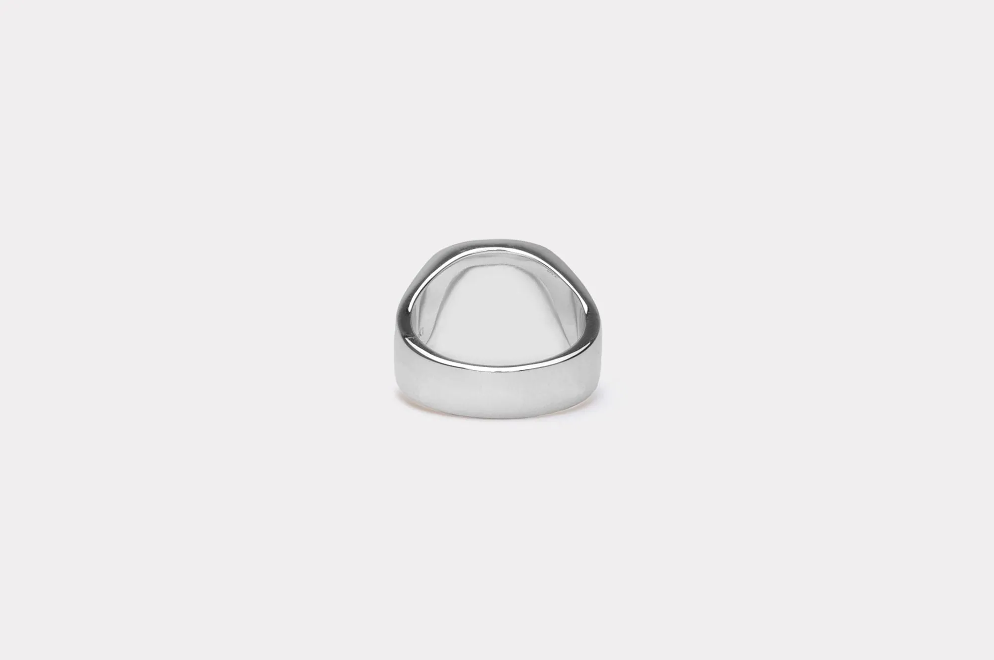 IX Cushion Rhodocrosite Signet Ring