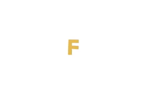 IX F 22K Gold Plated Stud