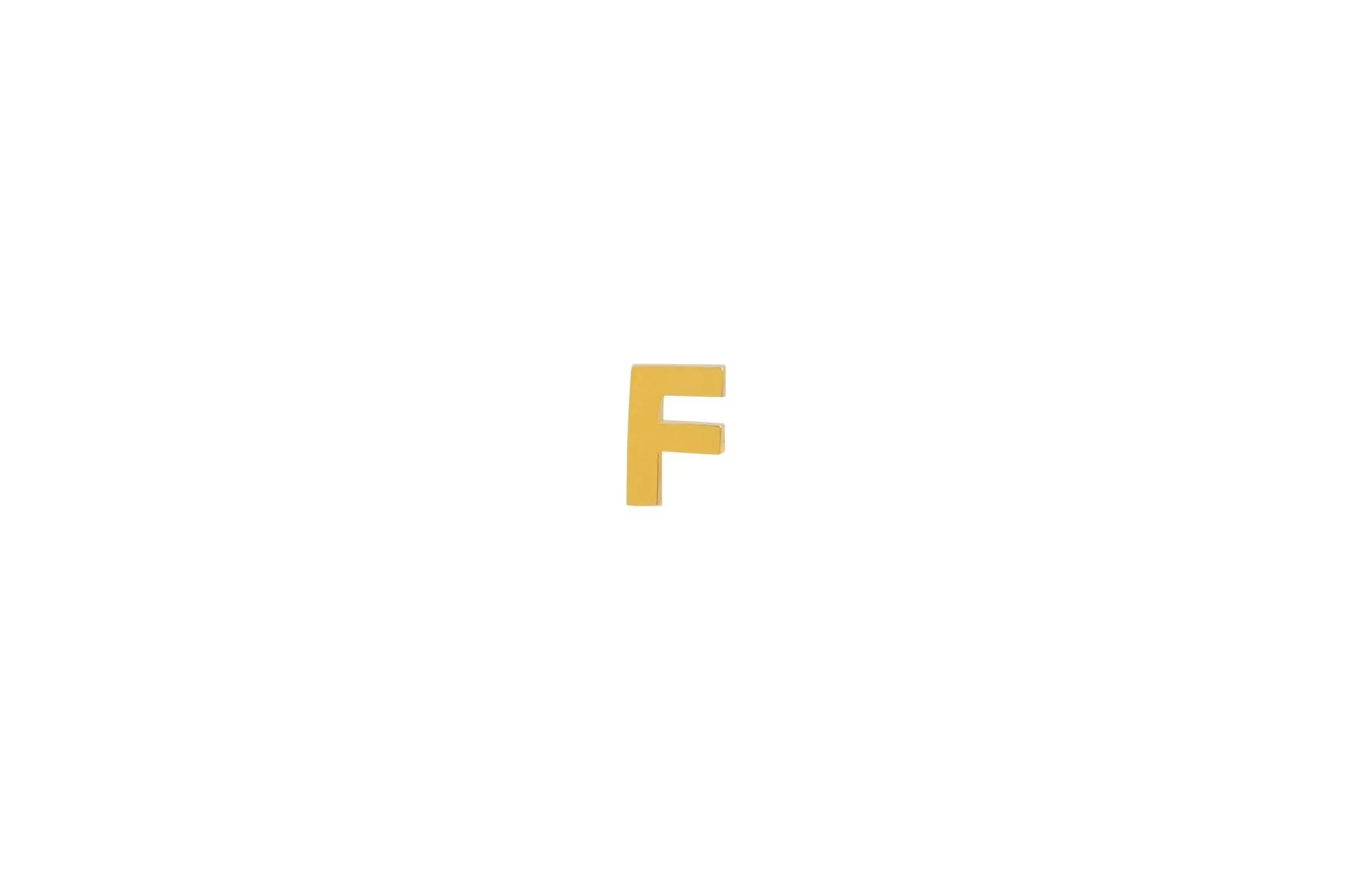 IX F 22K Gold Plated Stud