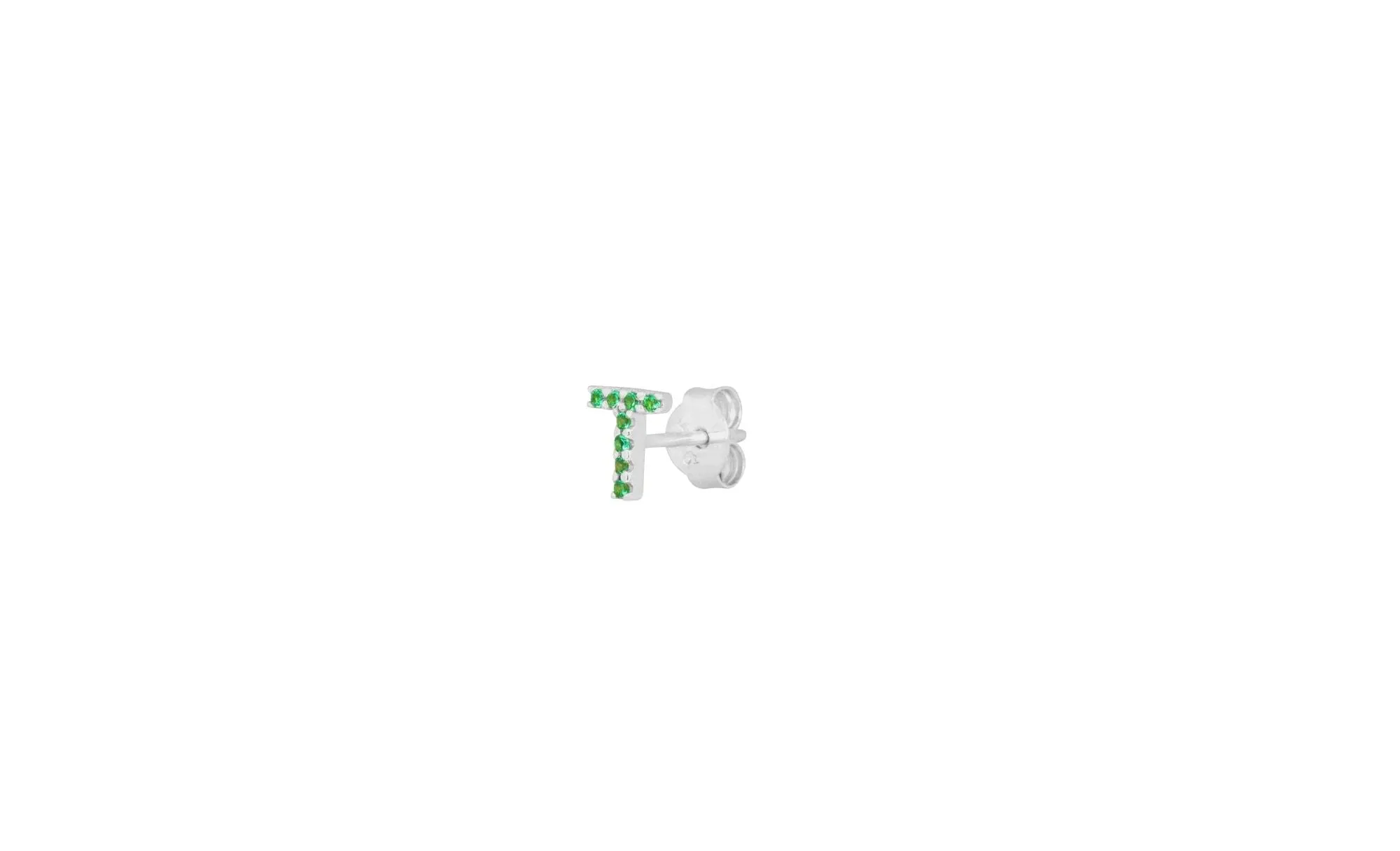 IX T Silver Stud w. Zirconia