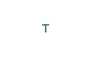 IX T Silver Stud w. Zirconia