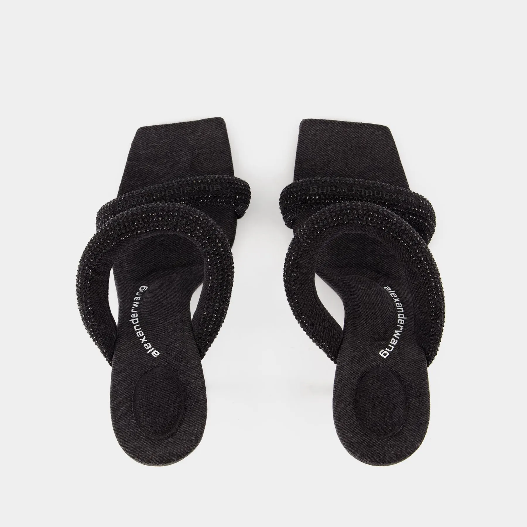 Julie Tubular Sandal - Alexander Wang - Synthetic - Black