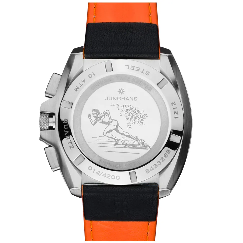 Junghans 1972 Chronoscope Men's Orange/Black Watch 14/4200.00
