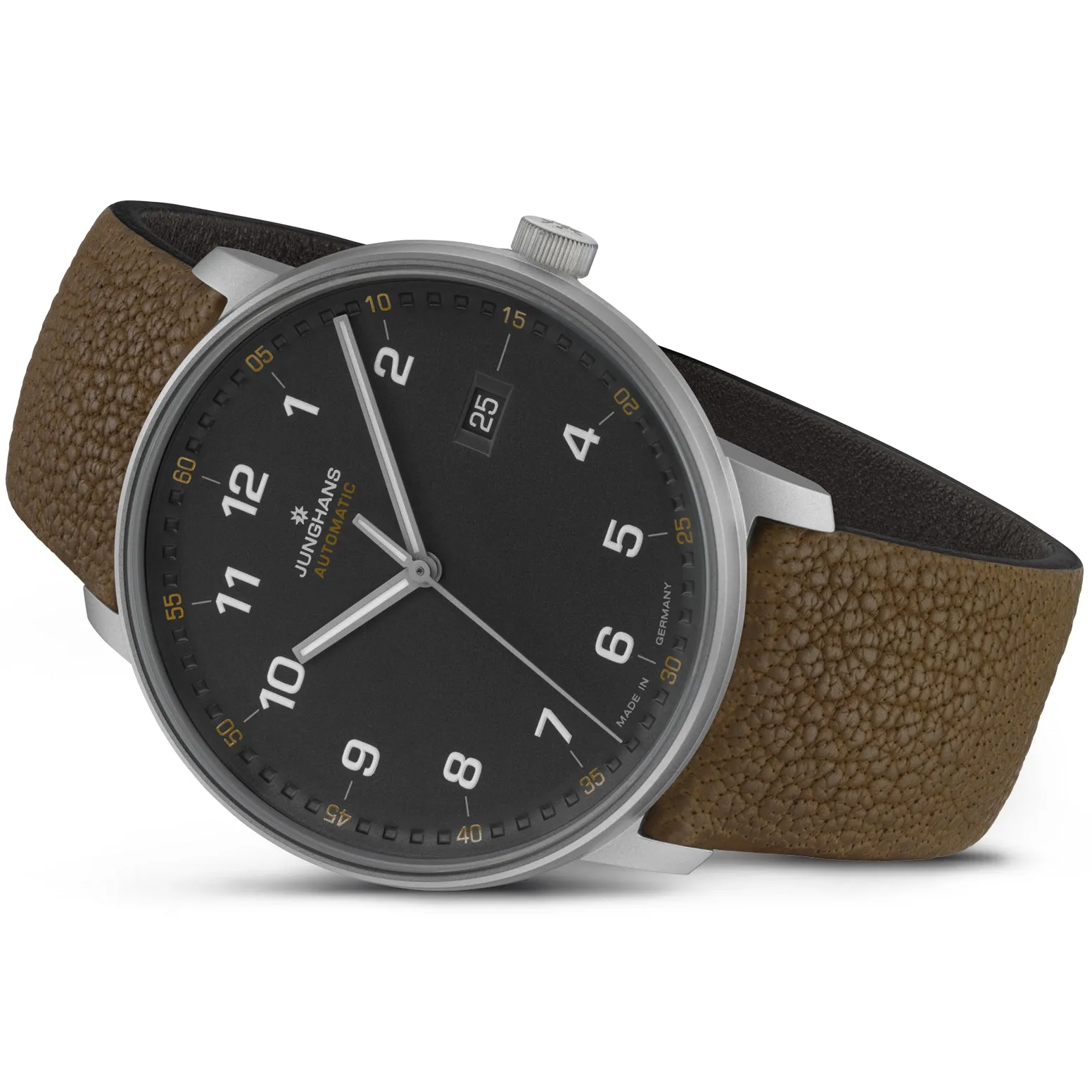 Junghans FORM A Men's Black/Brown Watch 27/2002.00
