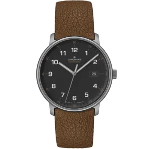 Junghans FORM A Men's Black/Brown Watch 27/2002.00