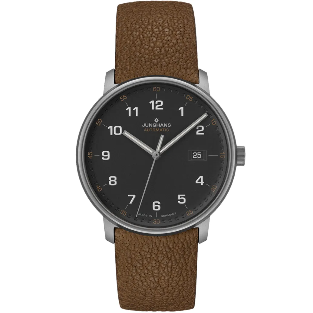 Junghans FORM A Men's Black/Brown Watch 27/2002.00