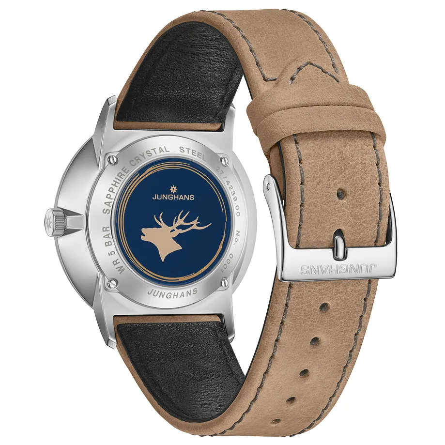 Junghans FORM A Men's Blue/Brown Watch 27/4239.00