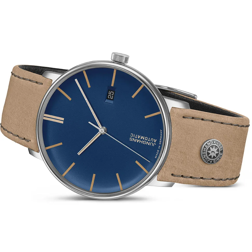 Junghans FORM A Men's Blue/Brown Watch 27/4239.00