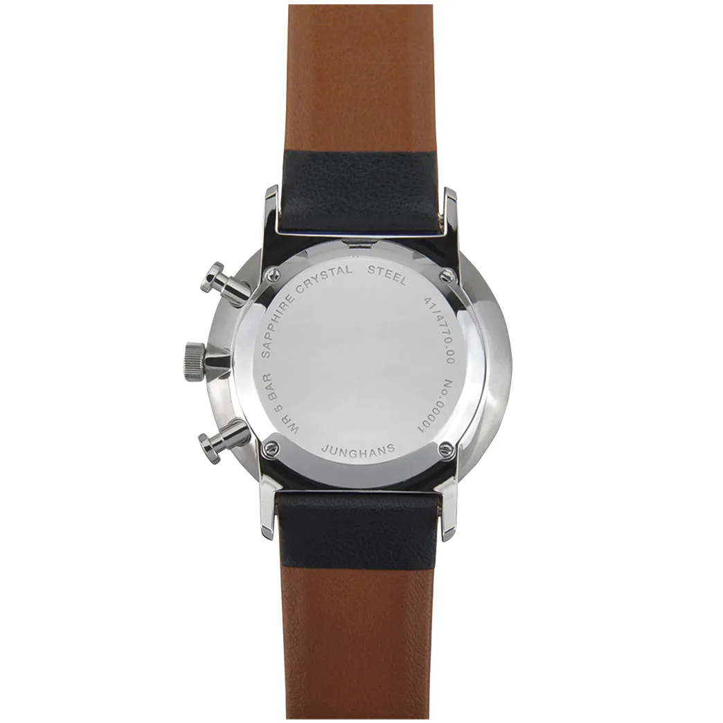 Junghans FORM C Chronoscope Men's White/Black Watch 41/4771.00