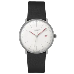 Junghans Max Bill Automatic Bauhaus Men's Black White Watch 27/4009.02