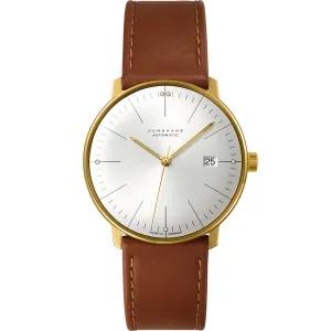 Junghans Max Bill Automatic Men's White/Gold Watch 27/7002.02
