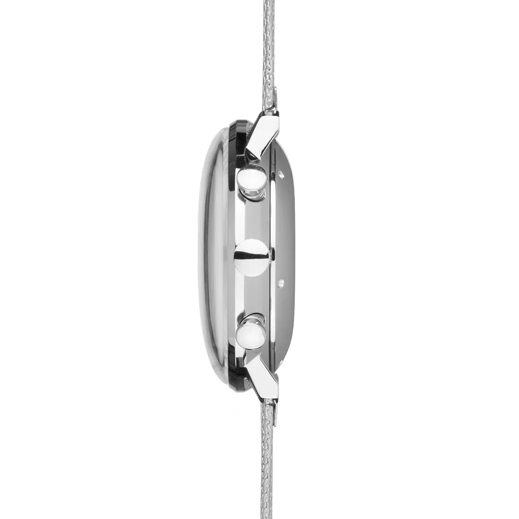 Junghans Max Bill Chronoscope Men's Silver Watch 27/4003.46