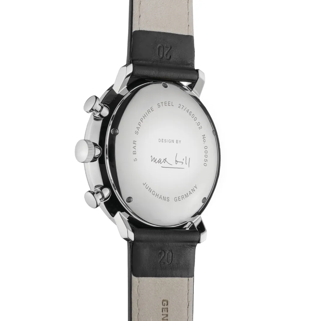 Junghans Max Bill Chronoscope Men's White/Black Watch 27/4501.03
