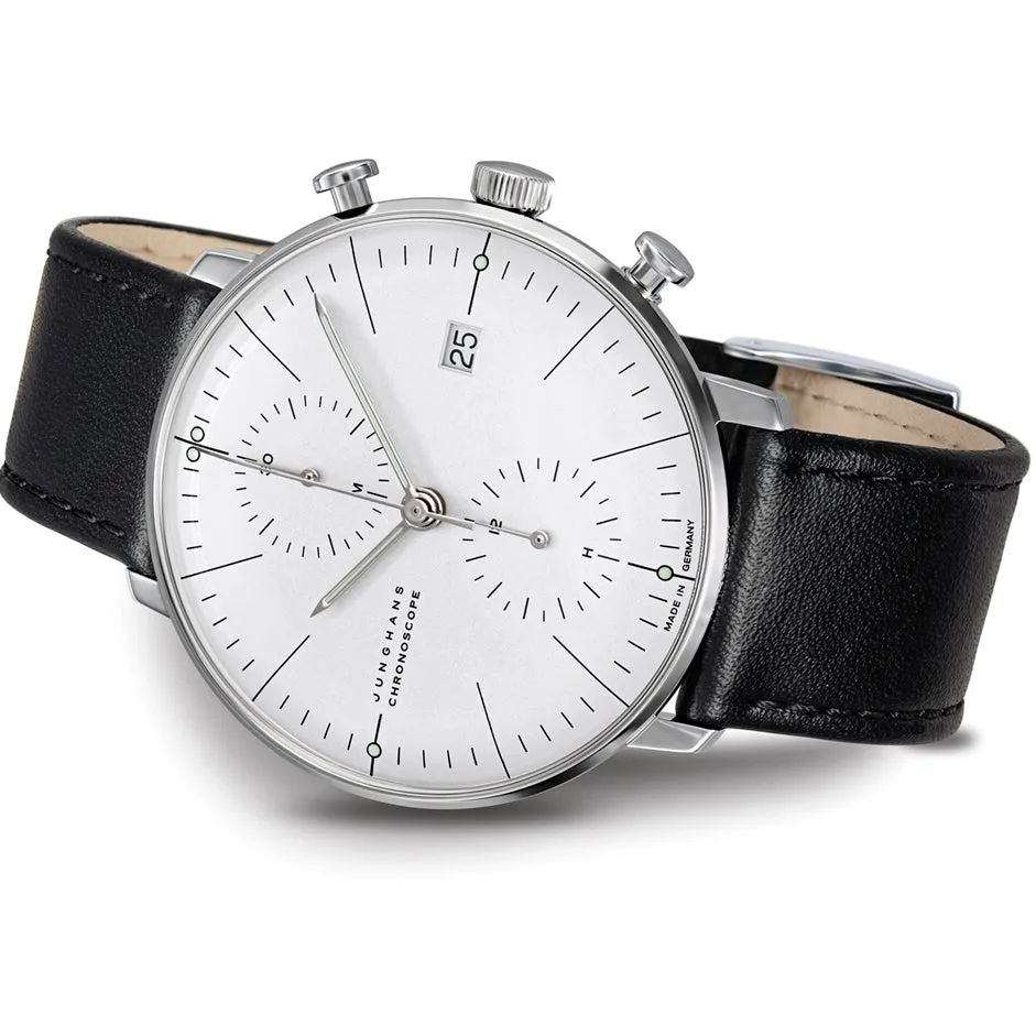 Junghans Max Bill Chronoscope Men's White/Black Watch 27/4501.03