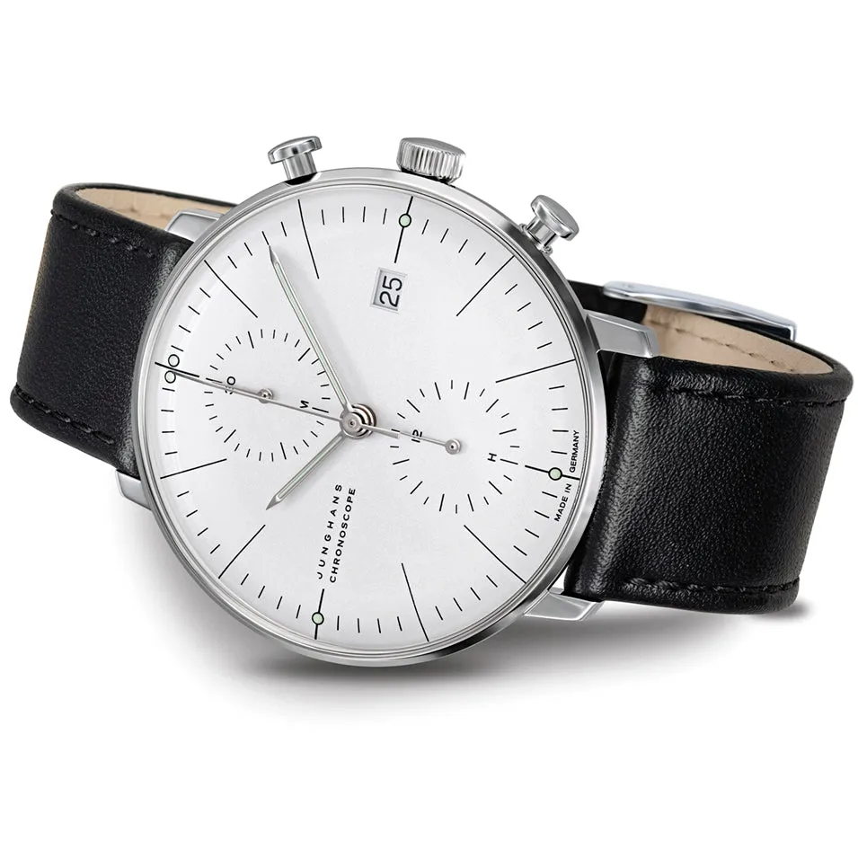 Junghans Max Bill Chronoscope Men's White/Black Watch 27/4600.02
