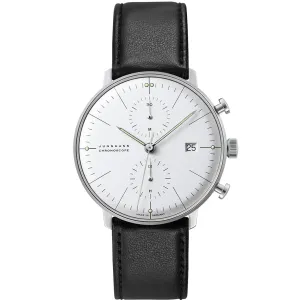 Junghans Max Bill Chronoscope Men's White/Black Watch 27/4600.02