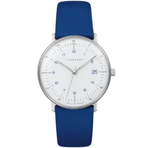 Junghans Max Bill Damen Men's White/Blue Watch 47/4540.02