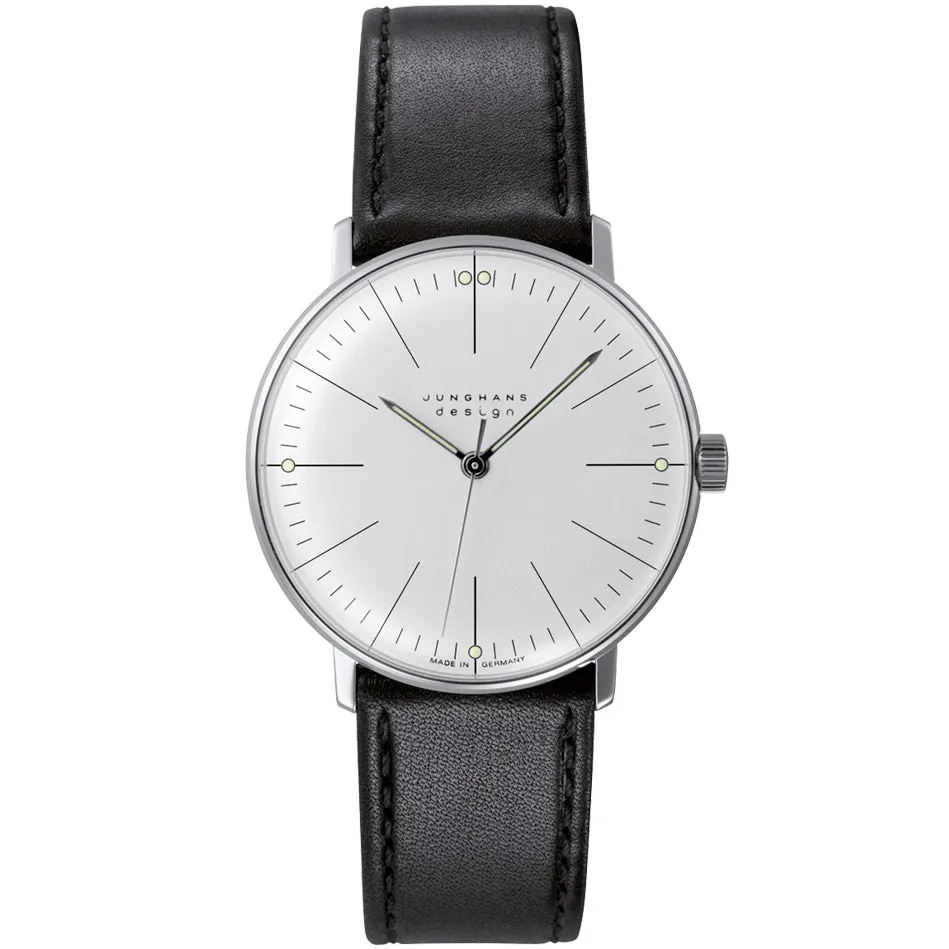 Junghans Max Bill Hand-winding Men's White/Black Watch 27/3700.02