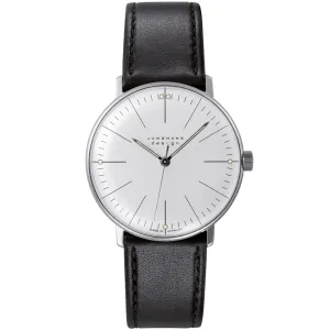Junghans Max Bill Hand-winding Men's White/Black Watch 27/3700.02