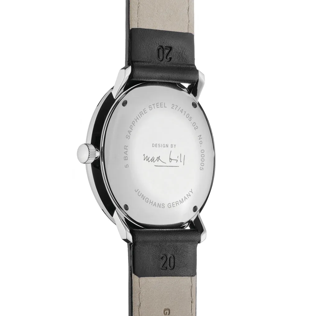 Junghans Max Bill Kleine Men's White/Black Watch 27/4105.02