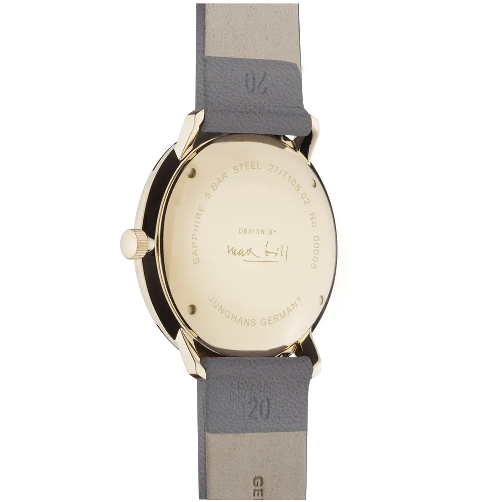 Junghans Max Bill Kleine Men's White/Grey Watch 27/7108.02