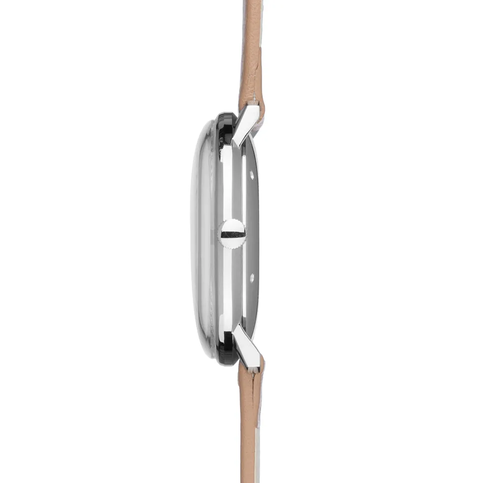 Junghans Max Bill Men's White/Brown Watch 27/3502.02