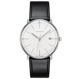 Junghans Max Bill Quartz Men's White/Black Watch 41/4817.02