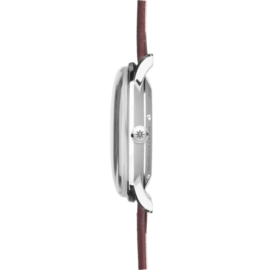 Junghans Meister Agenda Men's White/Brown Watch 27/4364.03