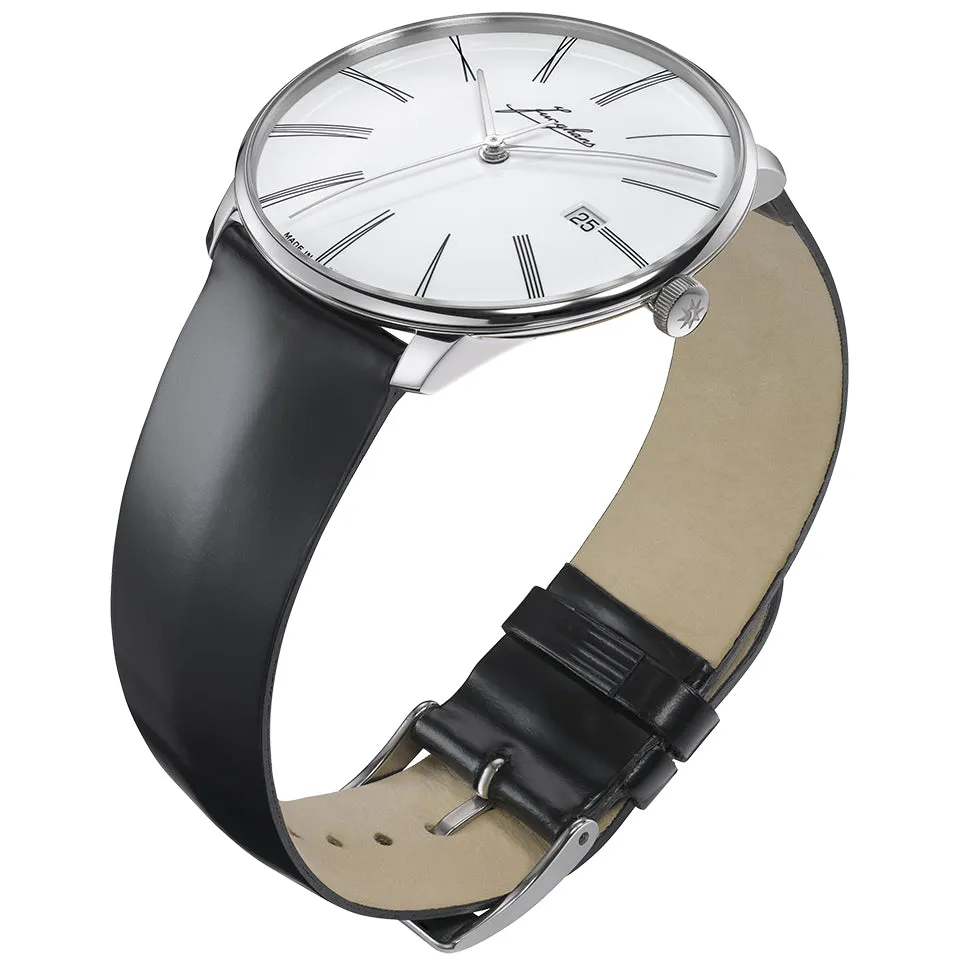 Junghans Meister Fein Automatic Edition Erhard Men's White/Black 27/9300.00