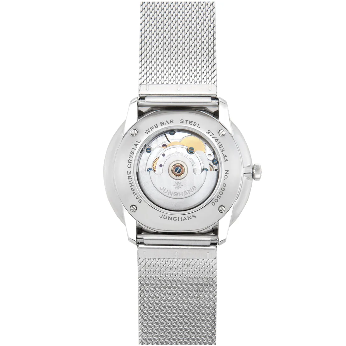 Junghans Meister Fein Automatic Men's Silver Watch 27/4153.44