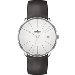 Junghans Meister Fein Automatic Men's White/Brown Watch 27/4152.00