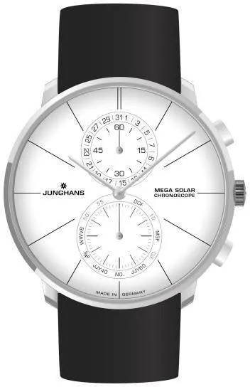Junghans Meister Fein Chronoscope Mega Solar Watch