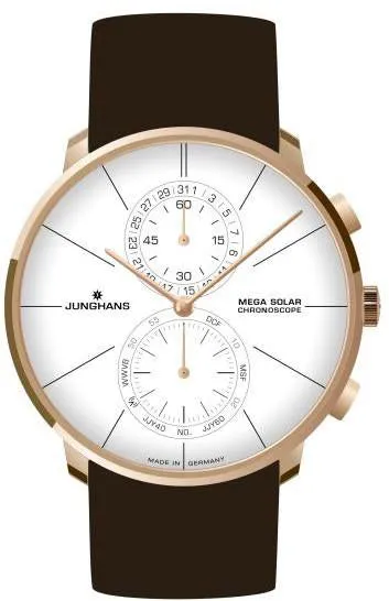 Junghans Meister Fein Chronoscope Mega Solar Watch