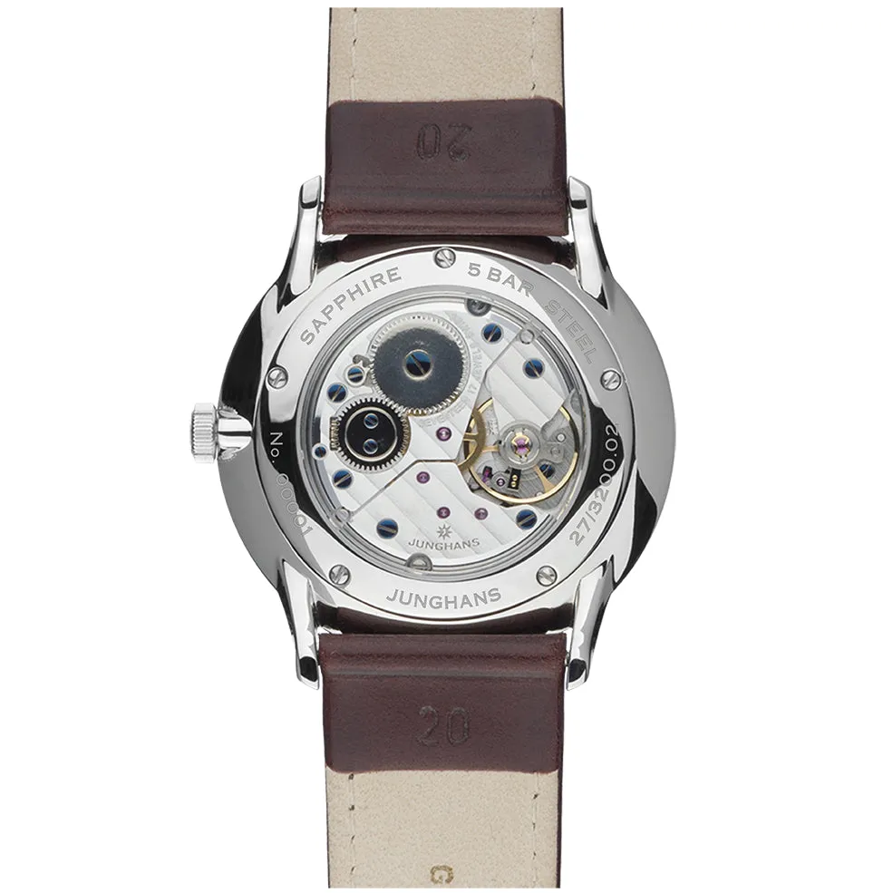 Junghans Meister Handaufzug Mechanical Men's White/Brown Watch 27/3200.02