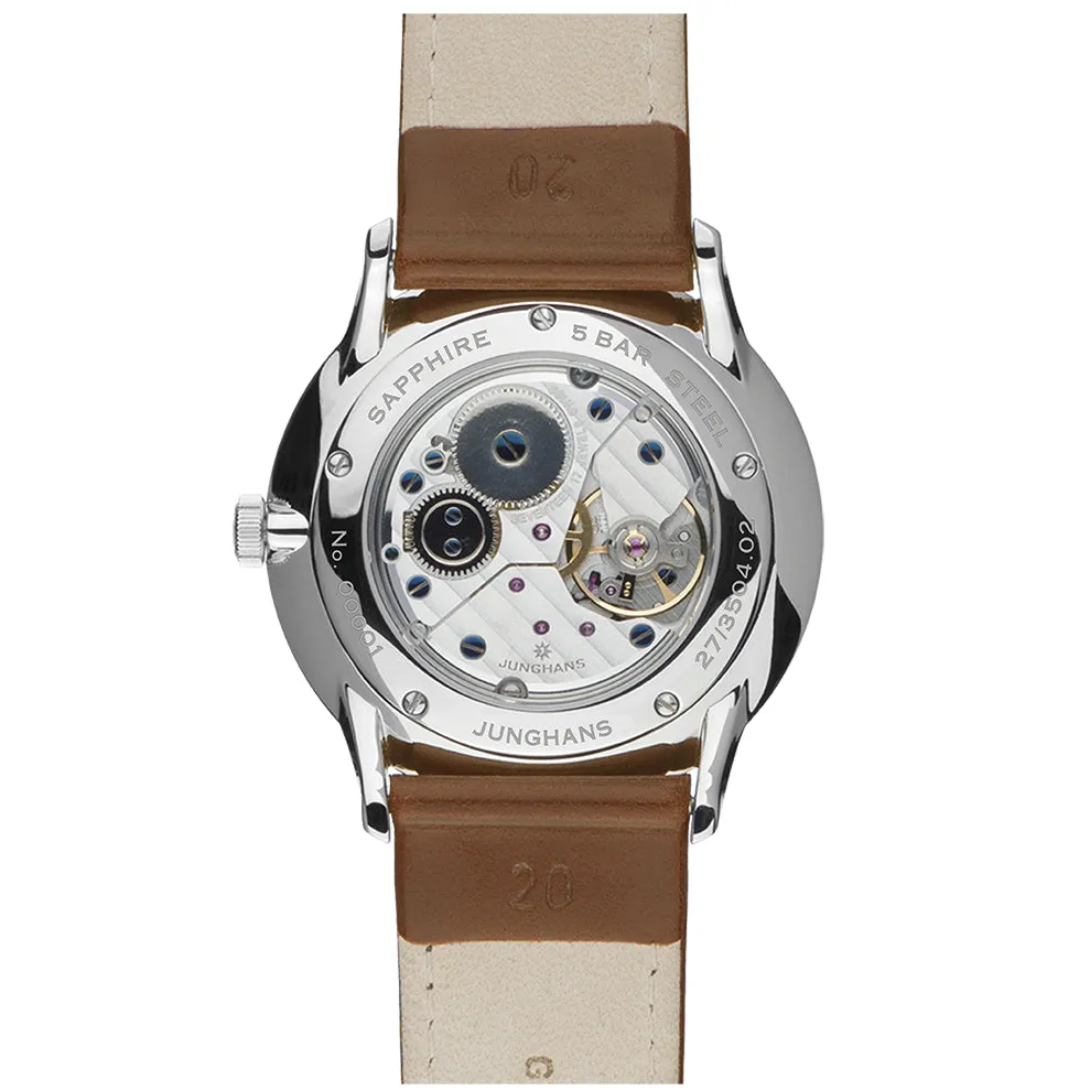 Junghans Meister Manual Winding Men's Blue/Brown Watch 27/3504.02
