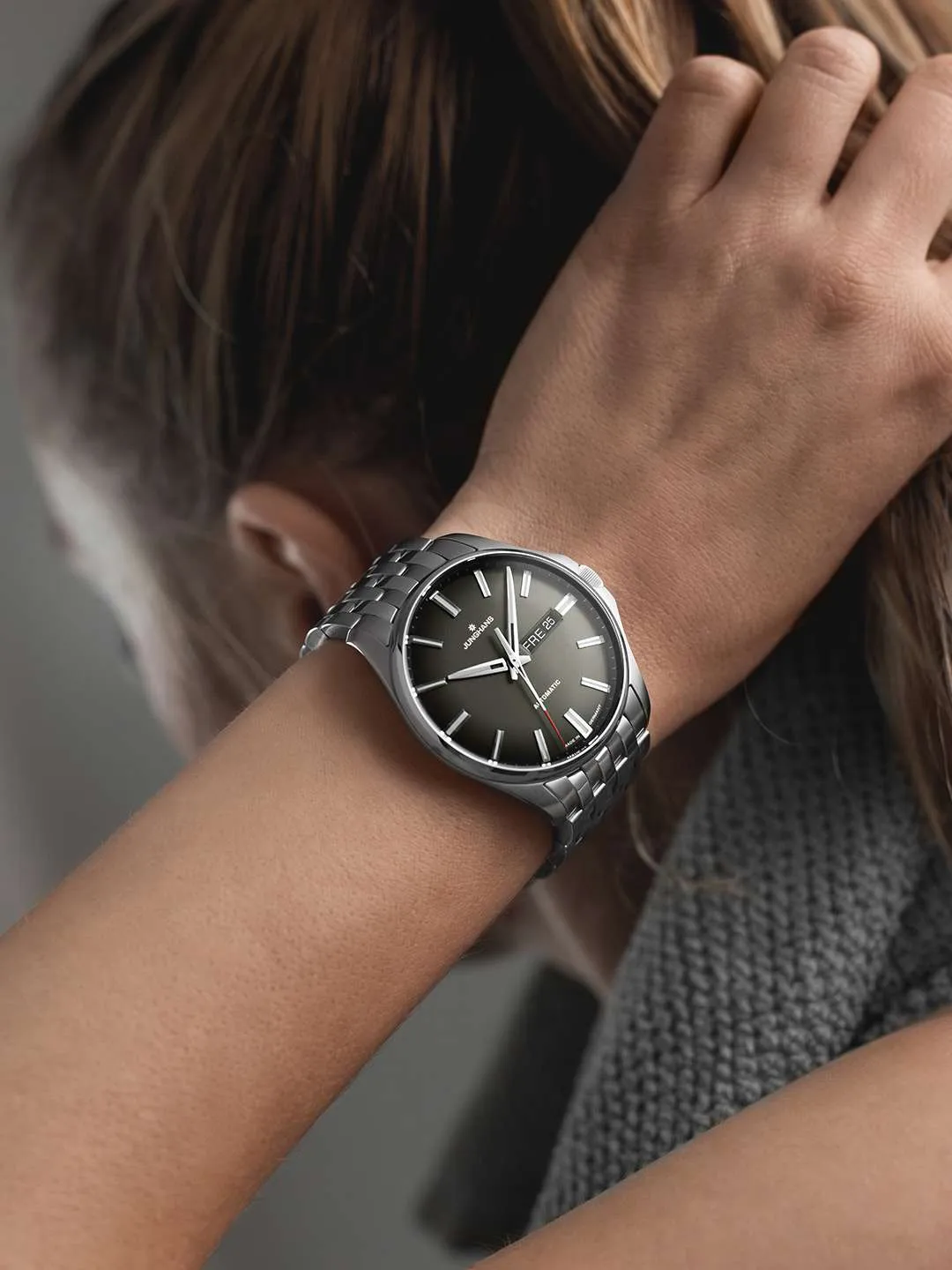 Junghans Meister S Automatic English Day Date Watch