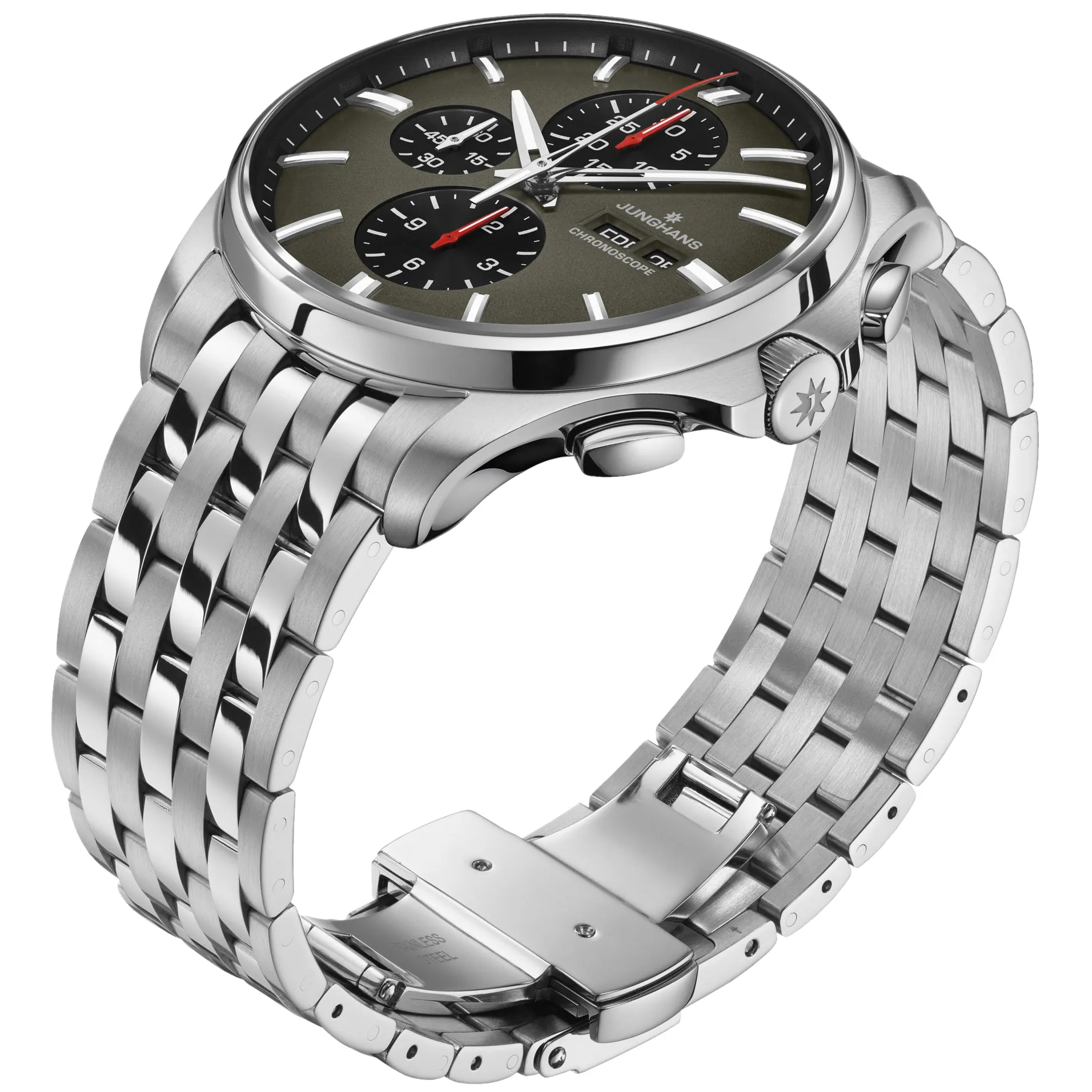 Junghans Meister S Chronoscope Men's Grey/Silver Watch 27/4023.45