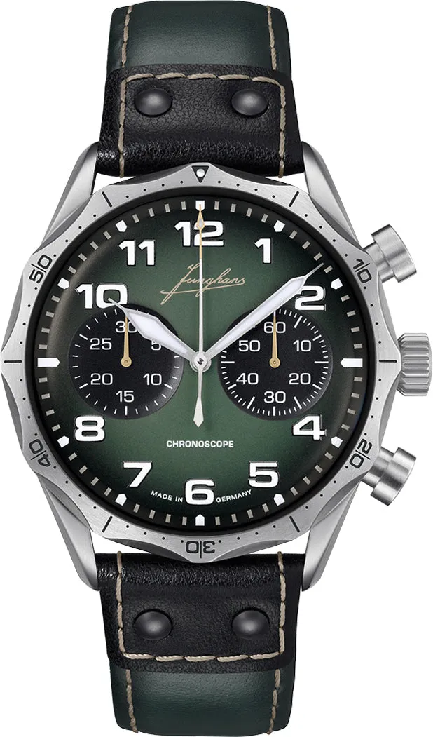 Junghans Pilot Chronoscope Watch
