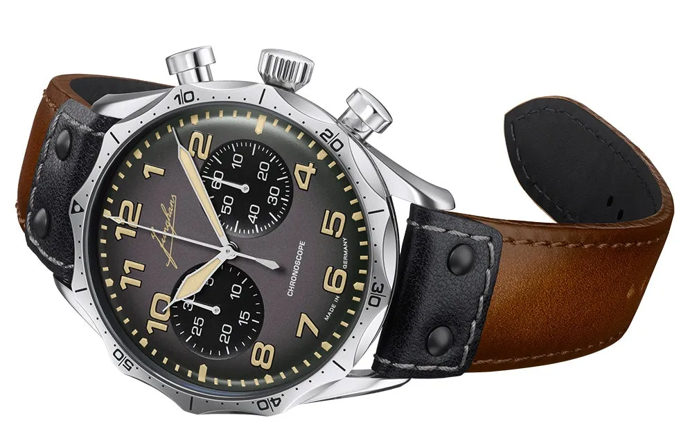 Junghans Pilot Chronoscope Watch