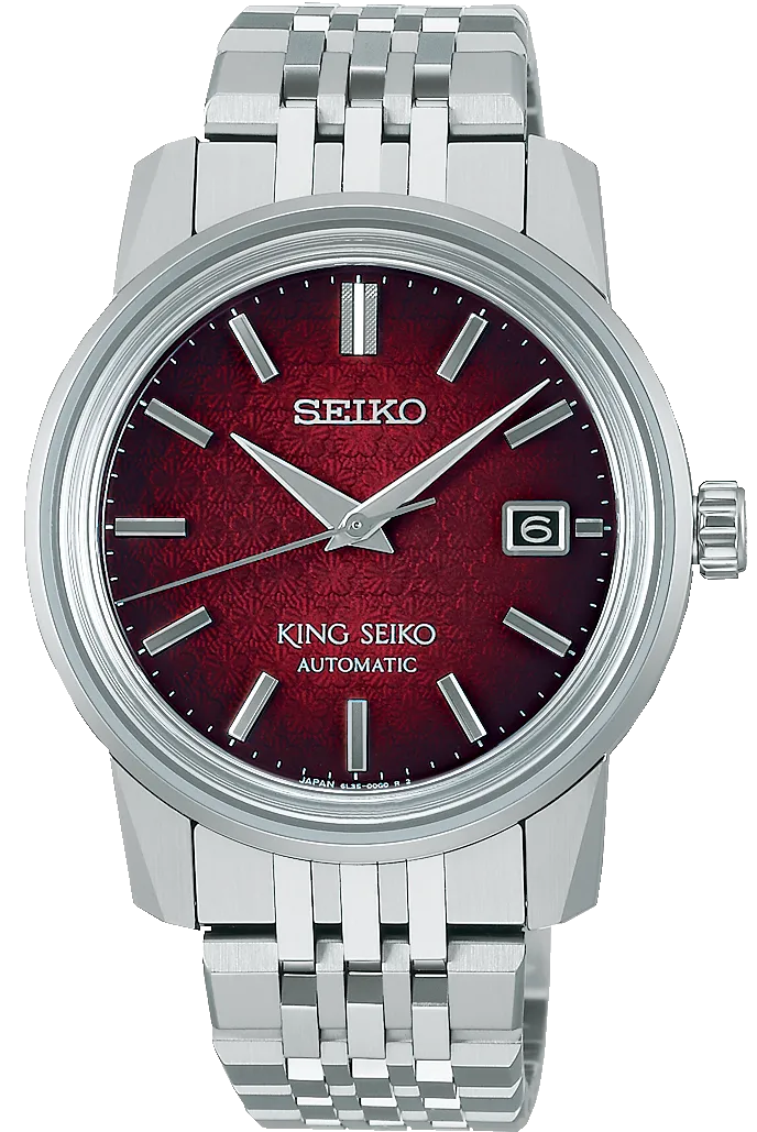 King Seiko KSK 6L Garyu-Bai Red Watch