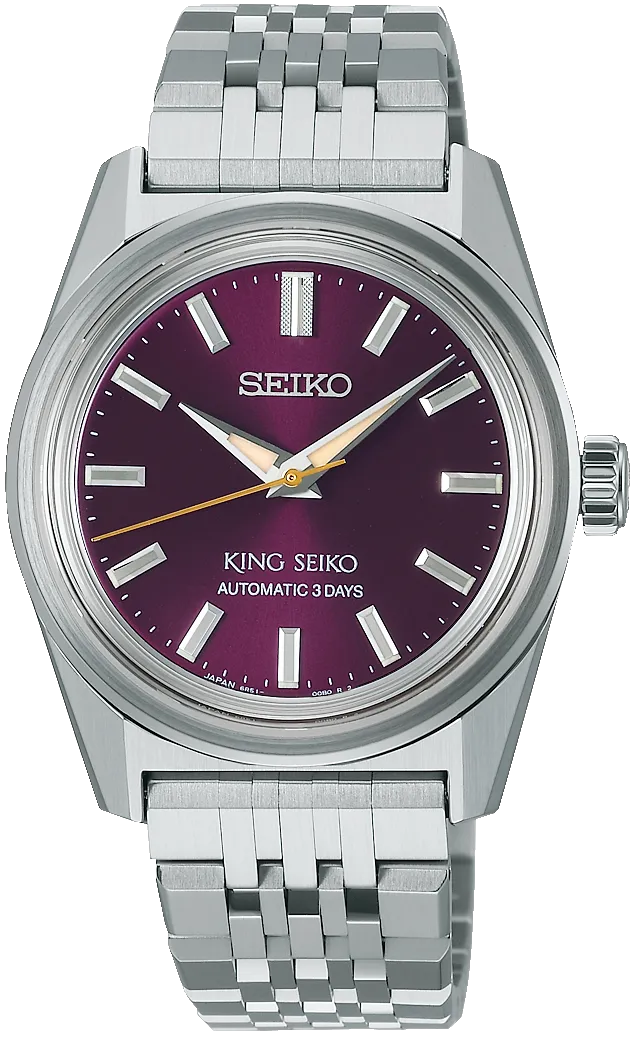 King Seiko KSK 6R in Preppy Burgundy Watch