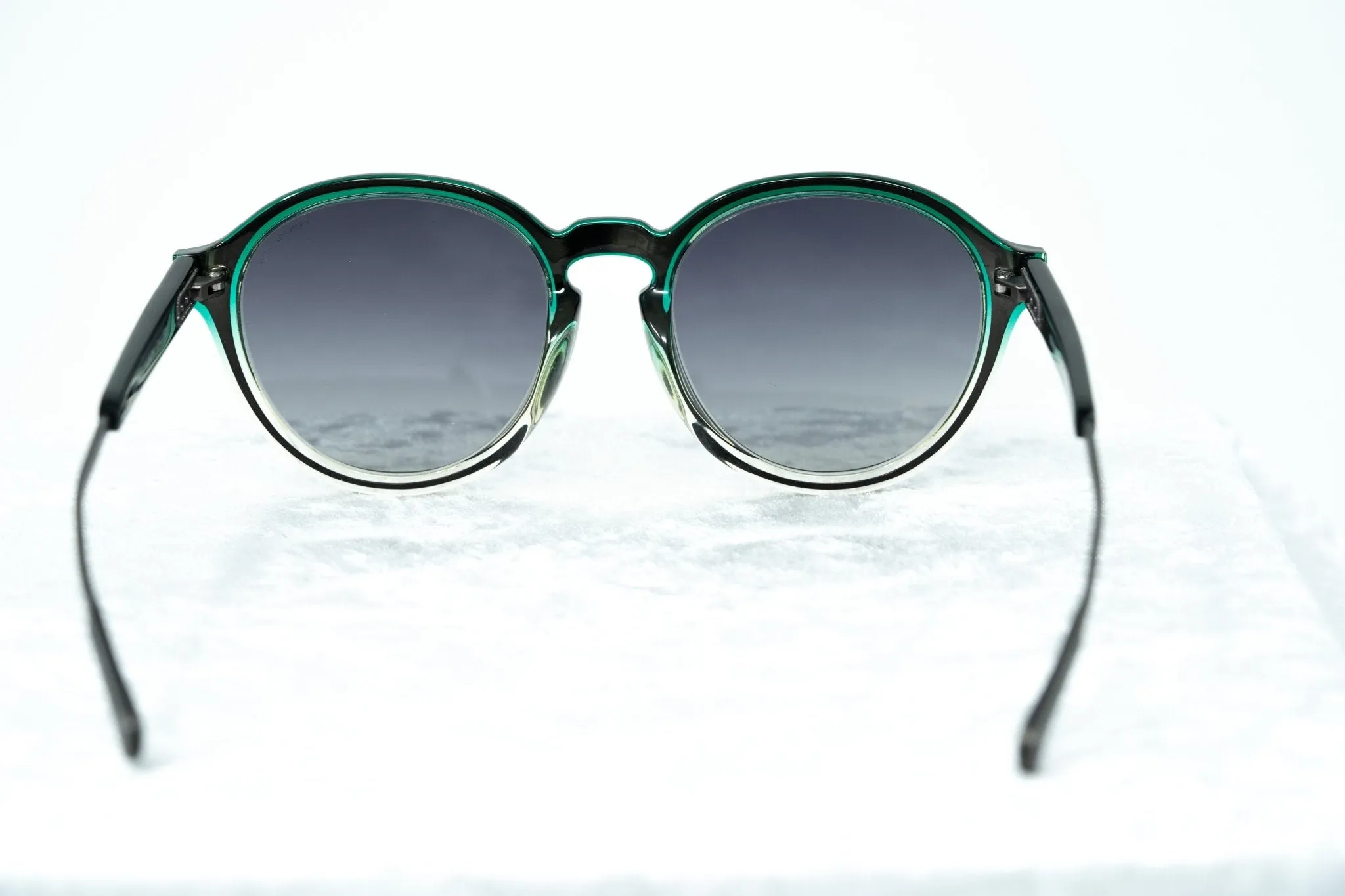 Kris Van Assche Men's Sunglasses Round Green and Grey KVA79C3SUN