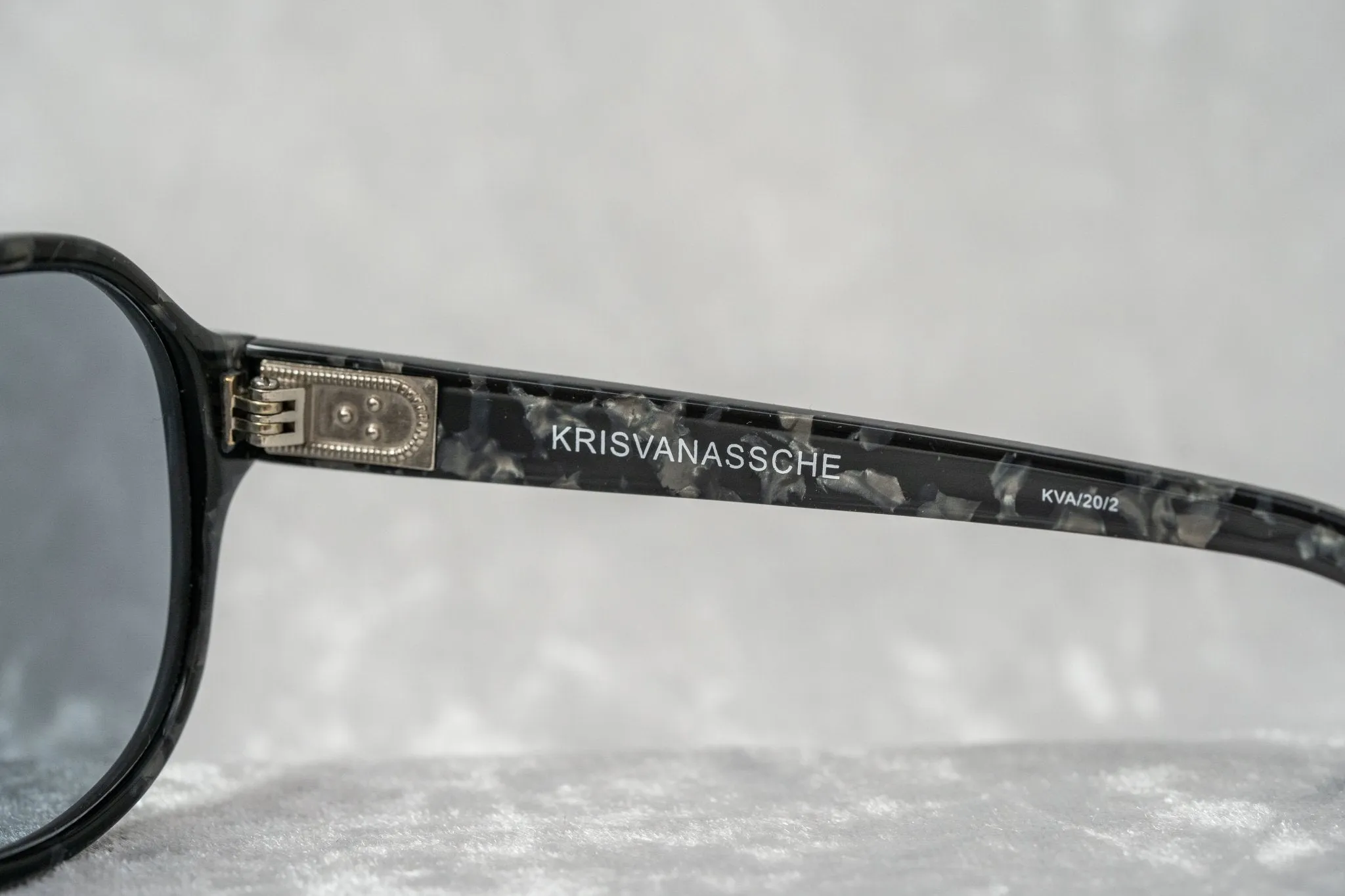 Kris Van Assche Men's Sunglasses Tortoise Shell and Blue KVA20C2SUN