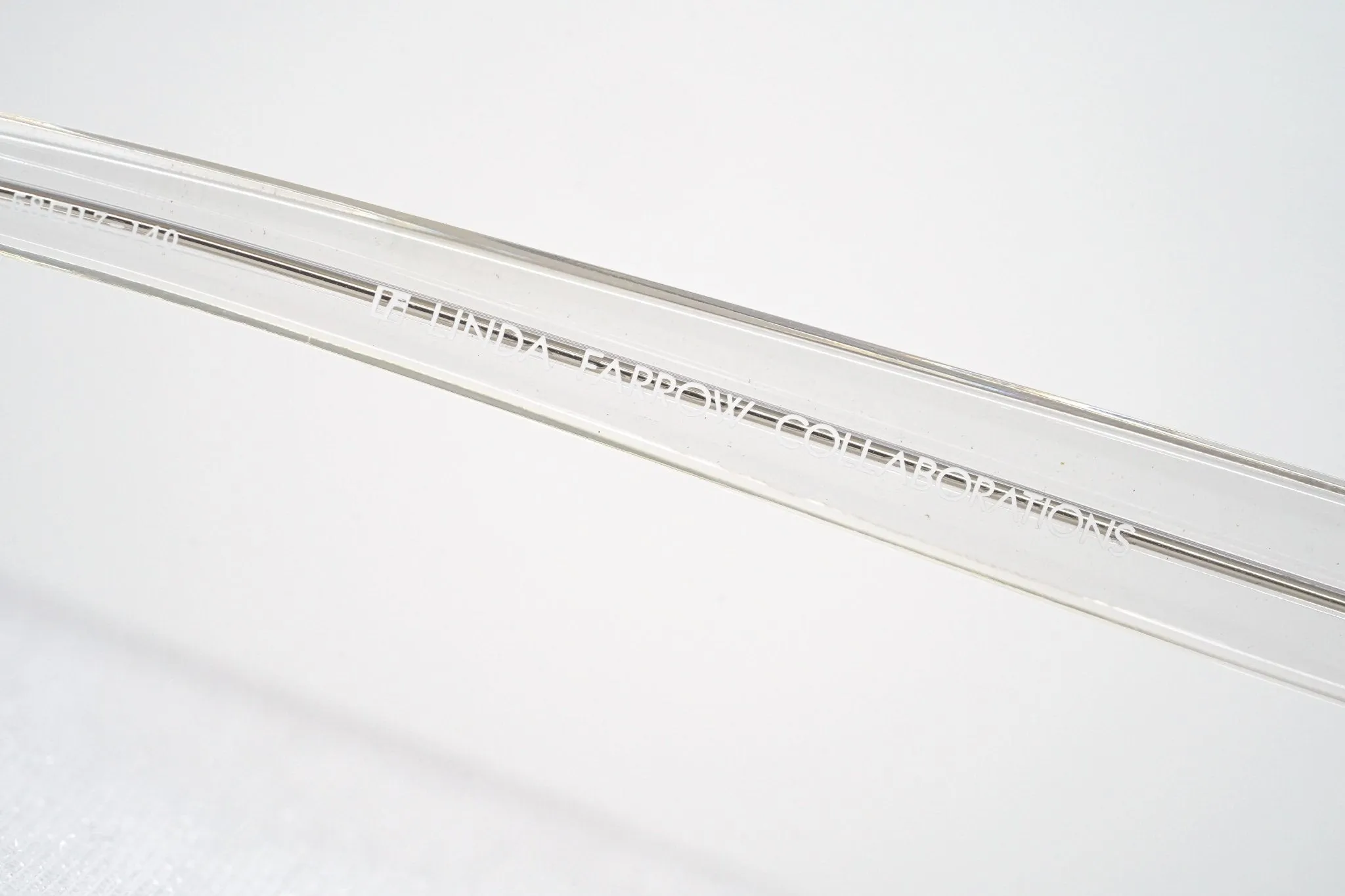 Kris Van Assche Sunglasses D-Frame Iridescent Silver and Purple