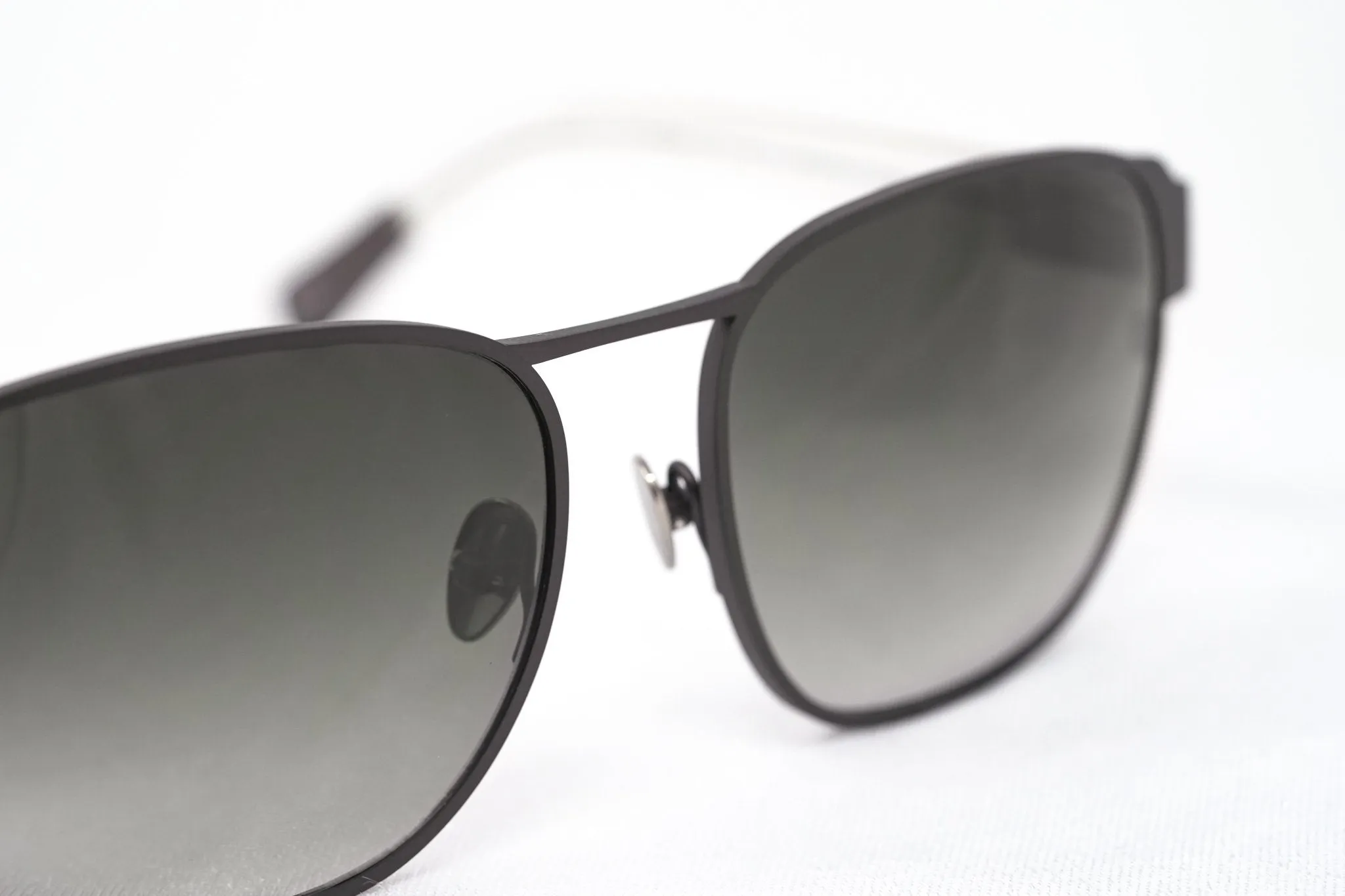 Kris Van Assche Sunglasses D-Frame Matt Brown and Grey