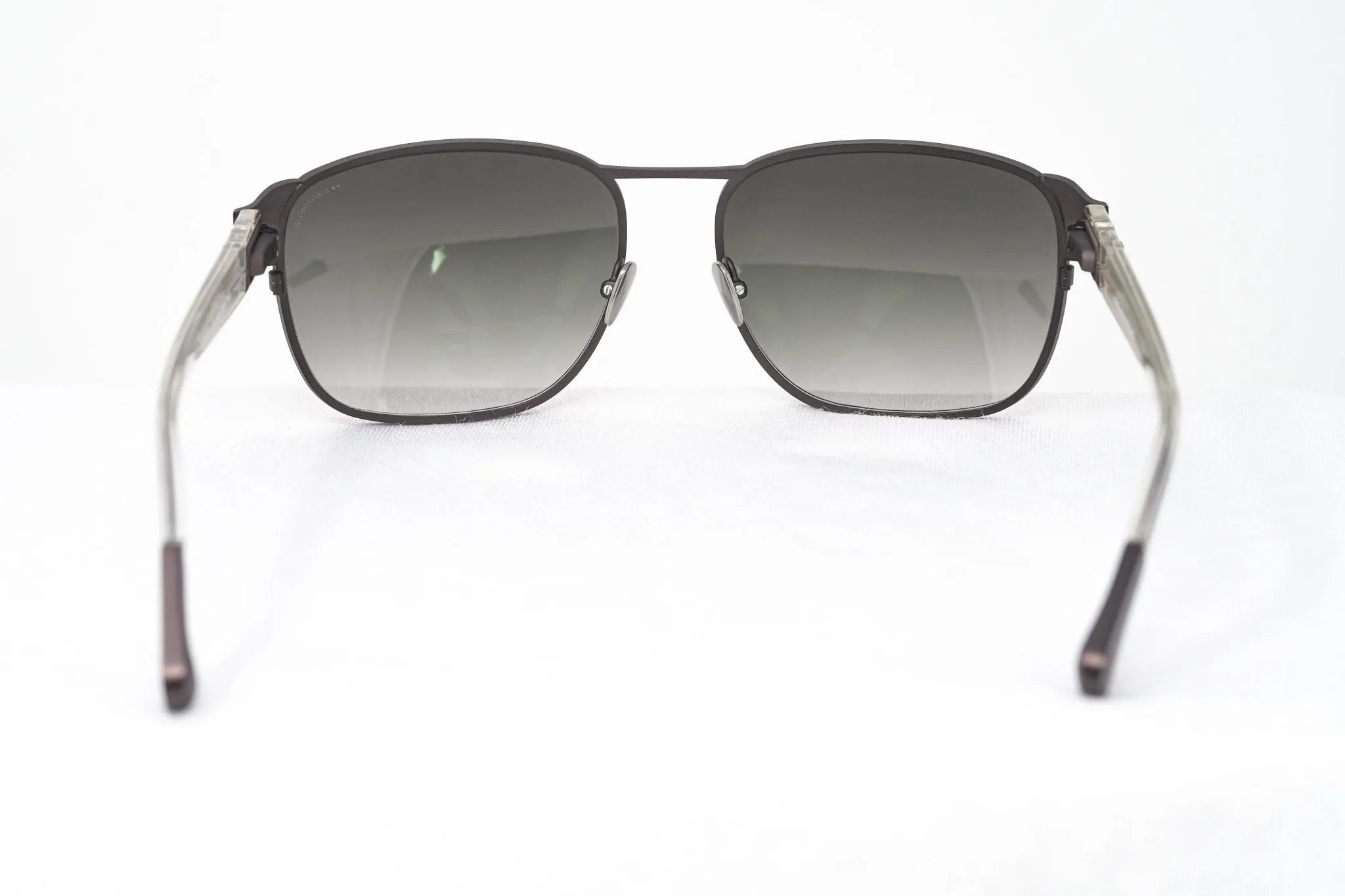 Kris Van Assche Sunglasses D-Frame Matt Brown and Grey