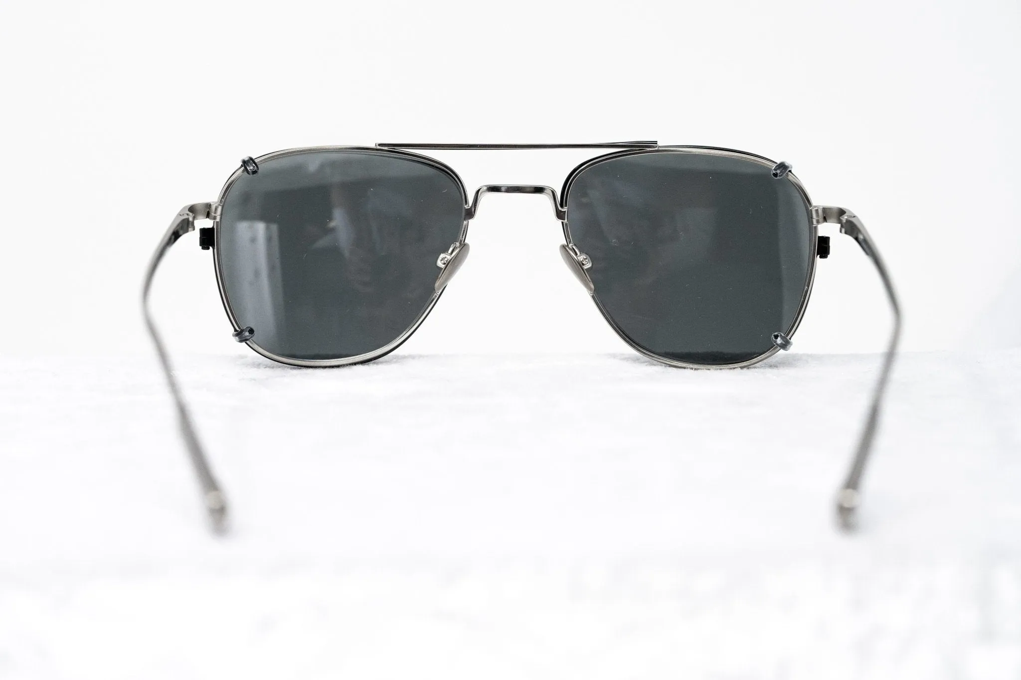 Kris Van Assche Sunglasses Rectangular Black and Grey