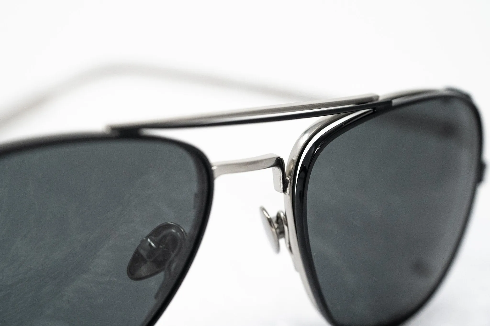 Kris Van Assche Sunglasses Rectangular Black and Grey